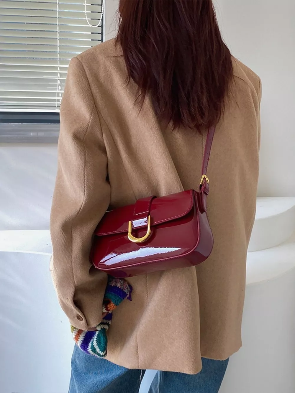 Adjustable Strap Crossbody Bag, image 4