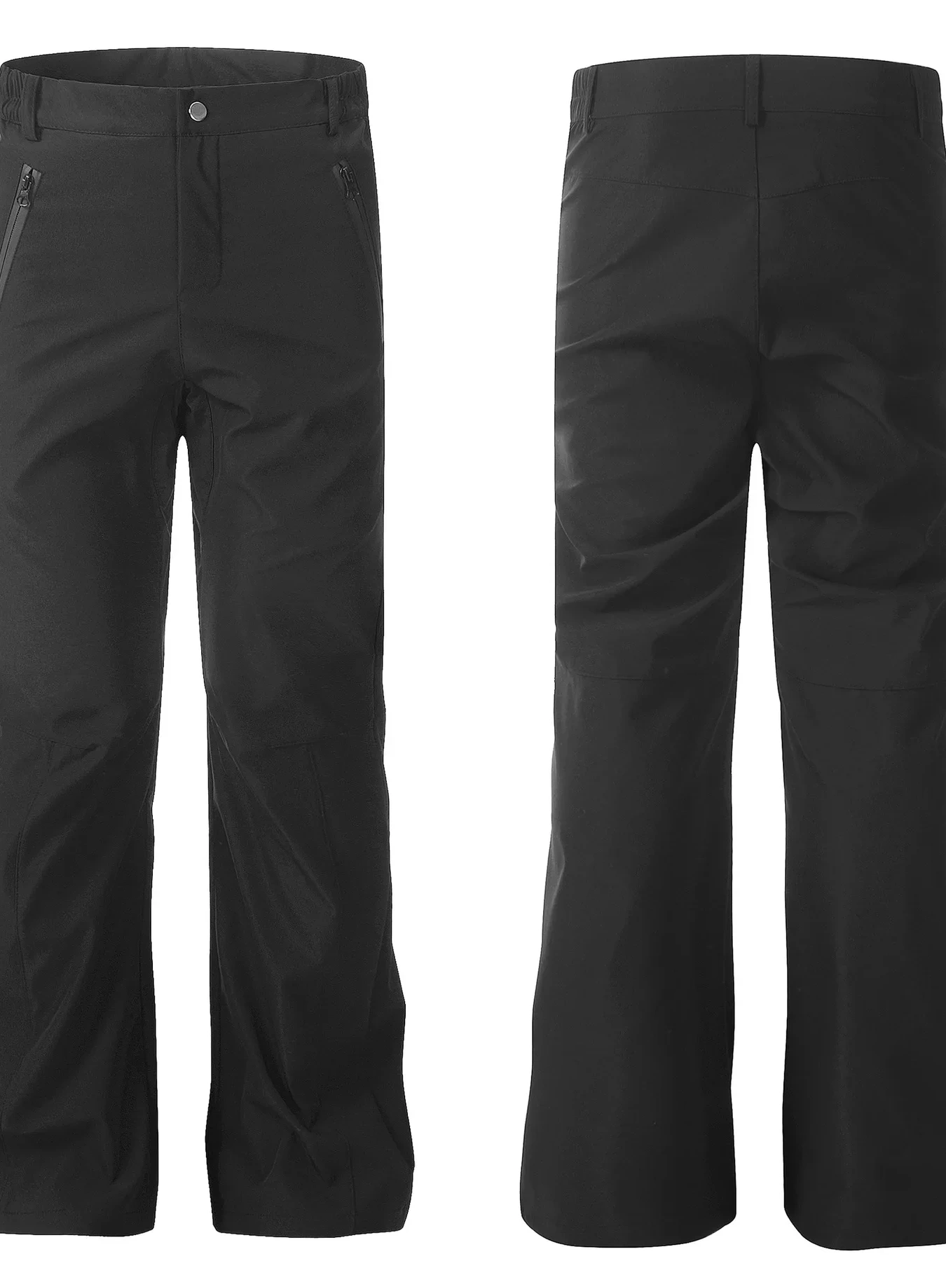 Men's High Waist Slim Straight Pants, image 3