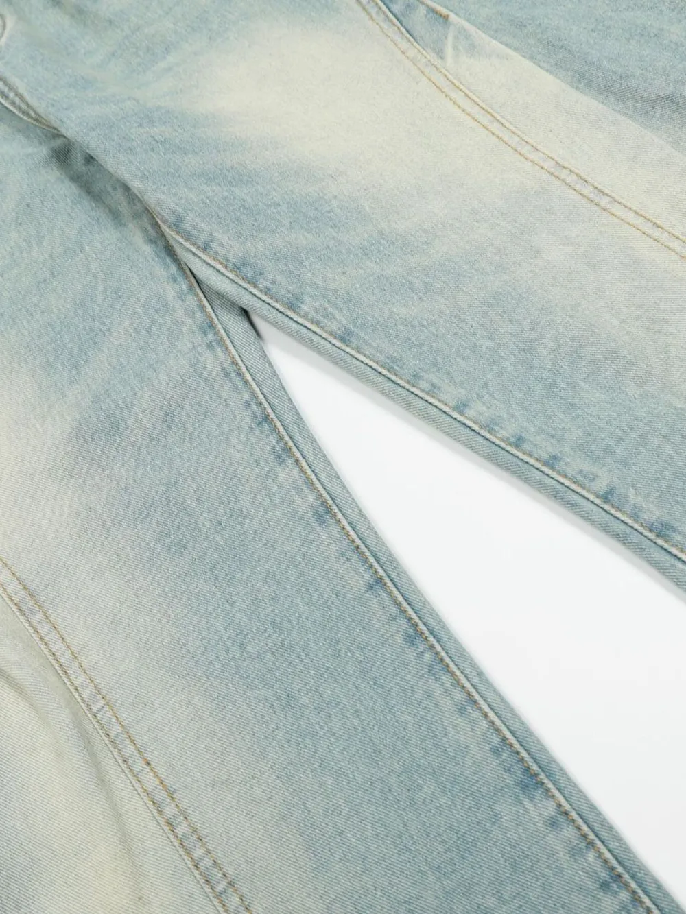 Men's Washed Wide Leg Jeans, image 14
