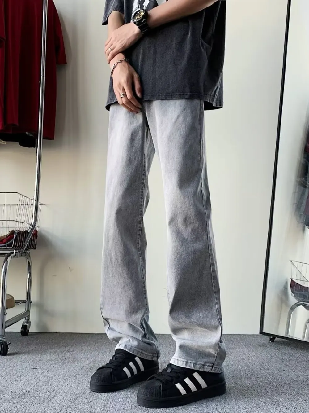 Men's Full Size Loose Fit Jeans Plus Size, image 2