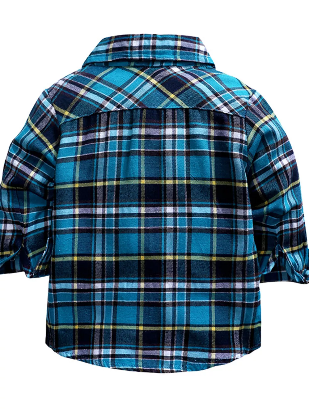 Children's Plaid Shirt & Distressed Jeans with Suspenders Set, image 3