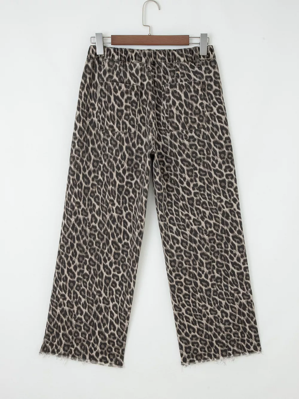 Leopard Straight Loose Leg Jeans, image 6