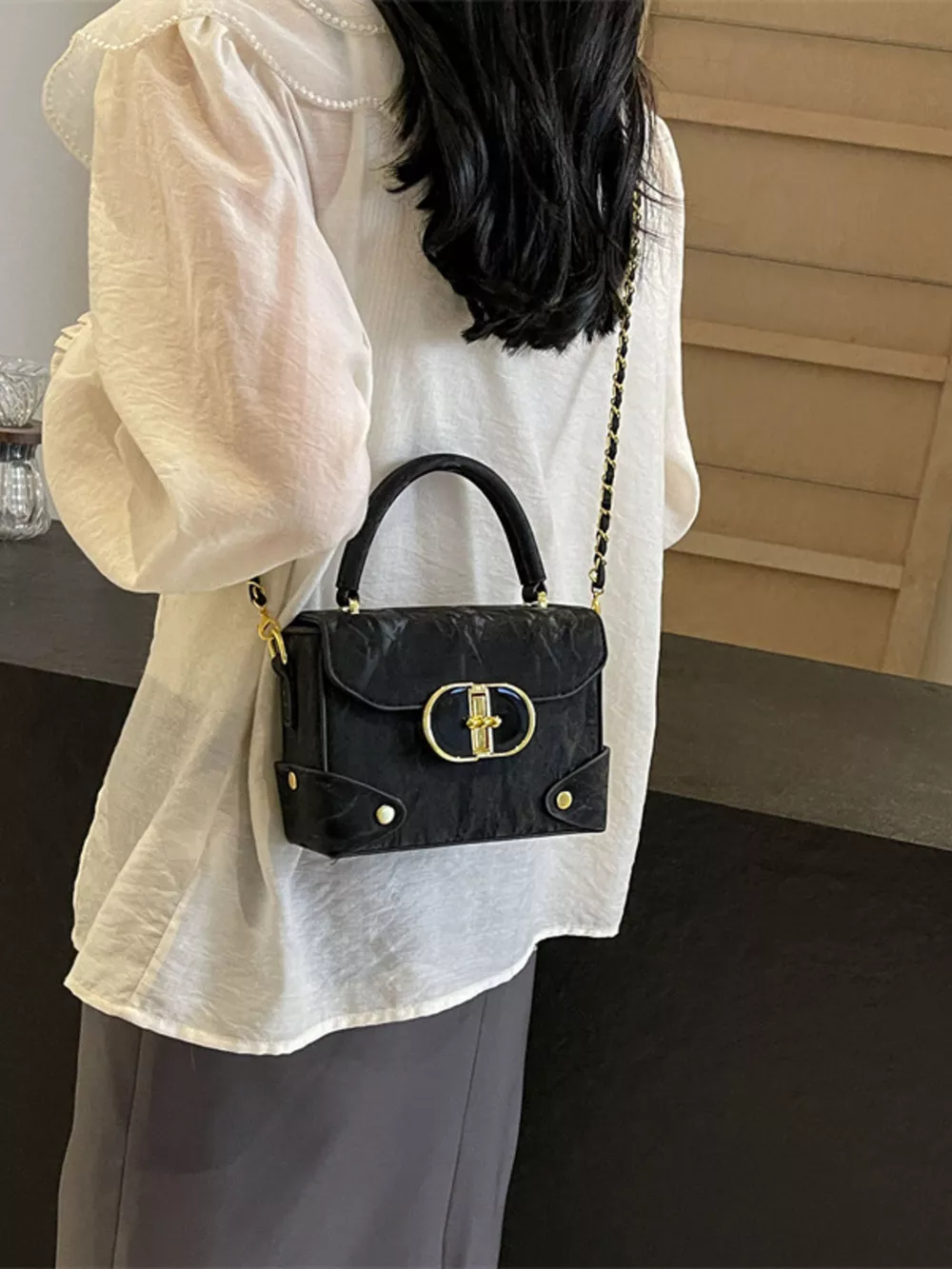 Top Handle Crossbody Bag, image 2