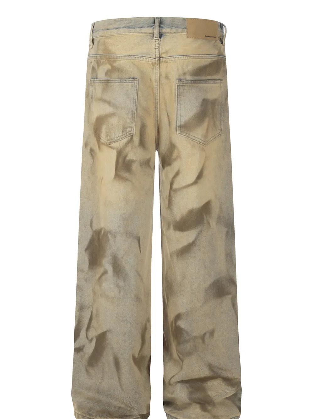 Men's Vintage Wash Wide-Leg Jeans, image 3