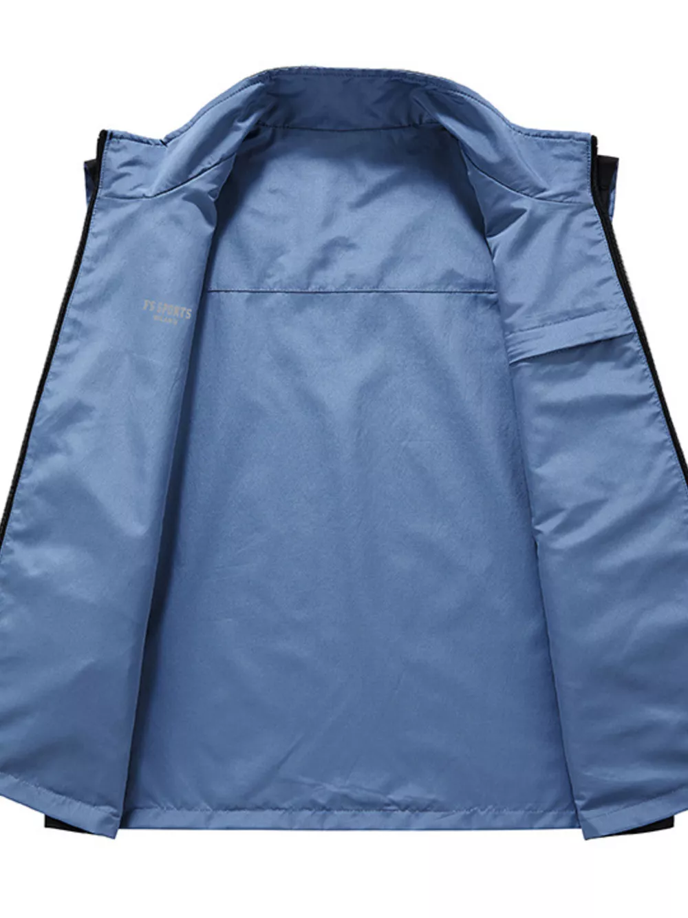 Men's Plus Size Zip Up Lightweight Vest, image 3