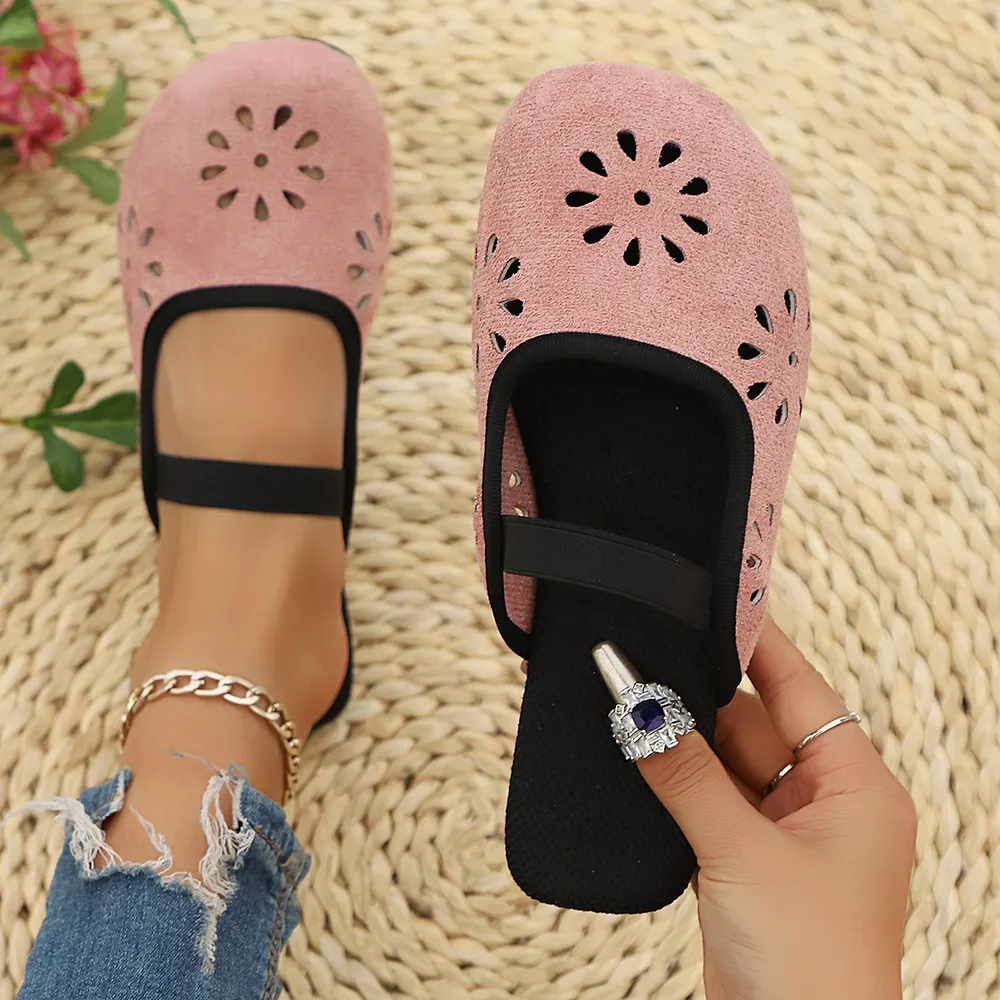 Cutout Round Toe Slip-Ons, image 11