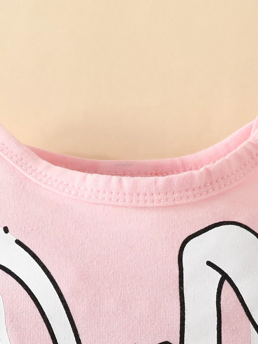 Children's Bunny Long Sleeve Bodysuit and Pants Set with Headscarf, image 13