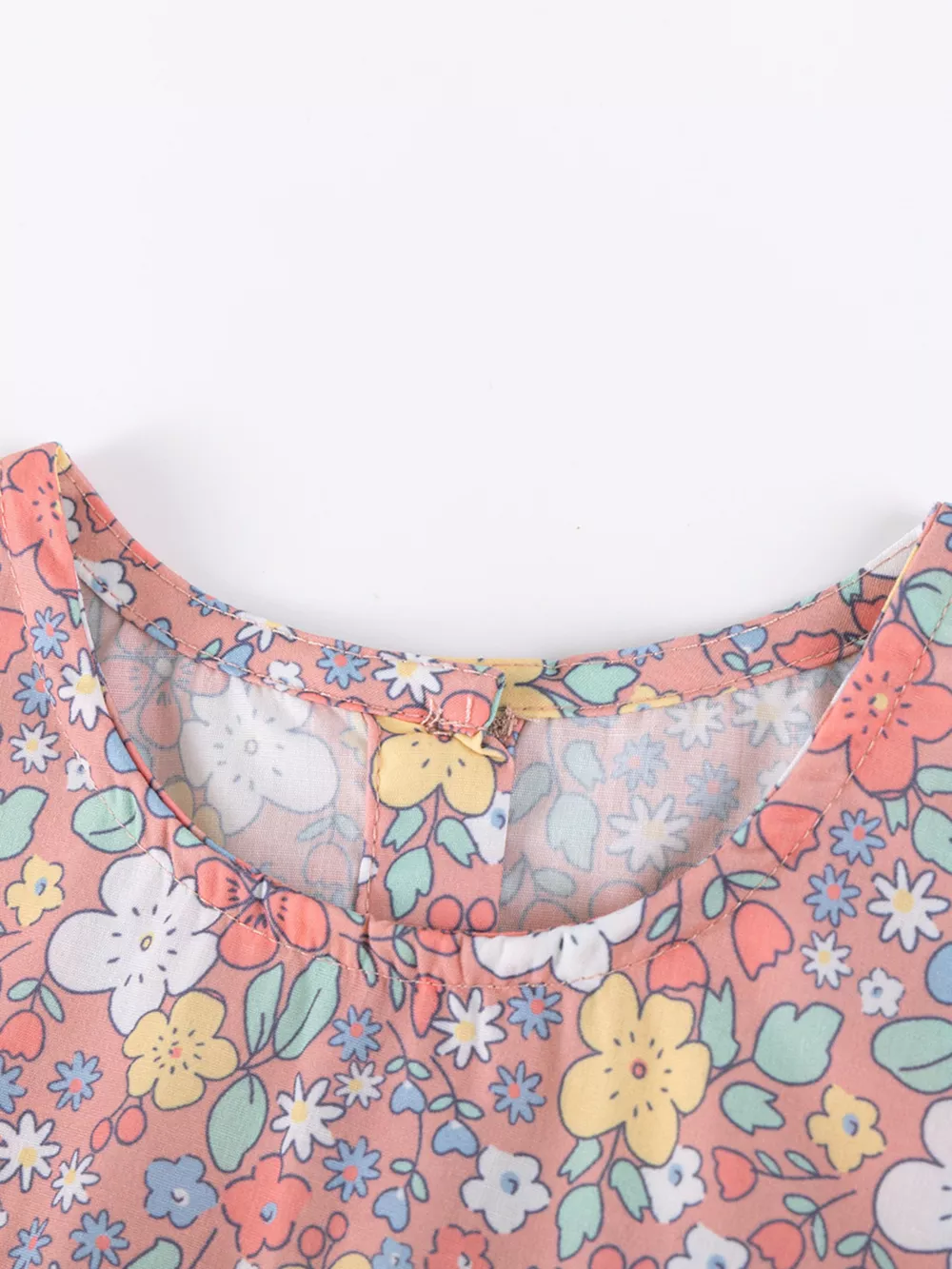 Children's Floral Bunny Print Top & Capri Leggings Set, image 5