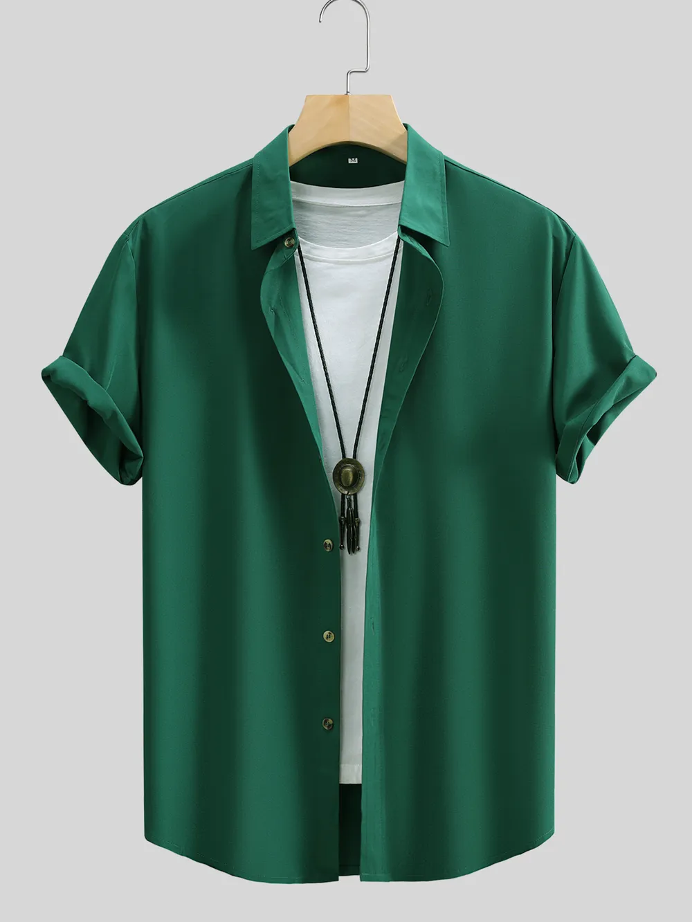 Men's Button Up Short Sleeve Shirt