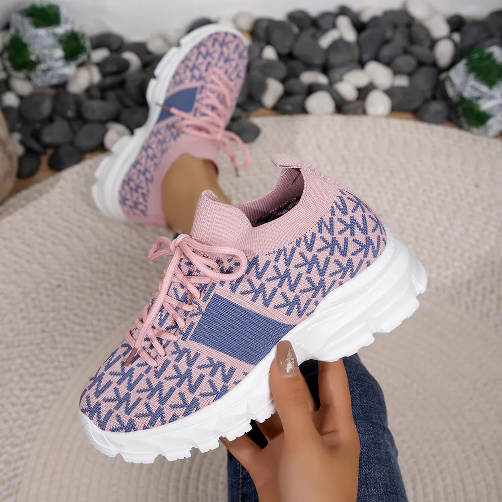 Round Toe Lace Up Sneakers, image 5