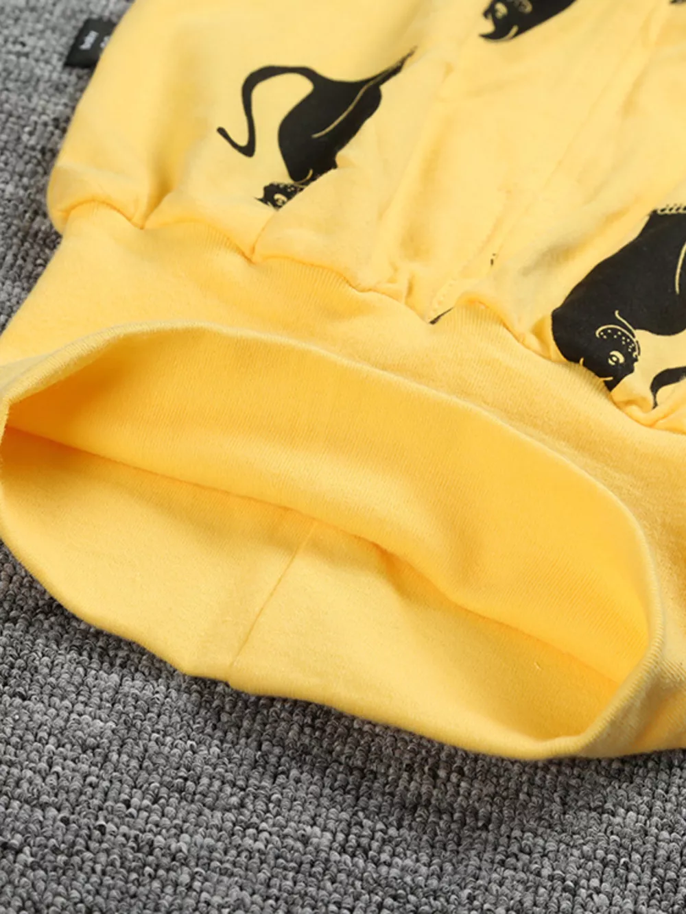 Children's Cute Cat Print Long Sleeve Top and Pants Set, image 8