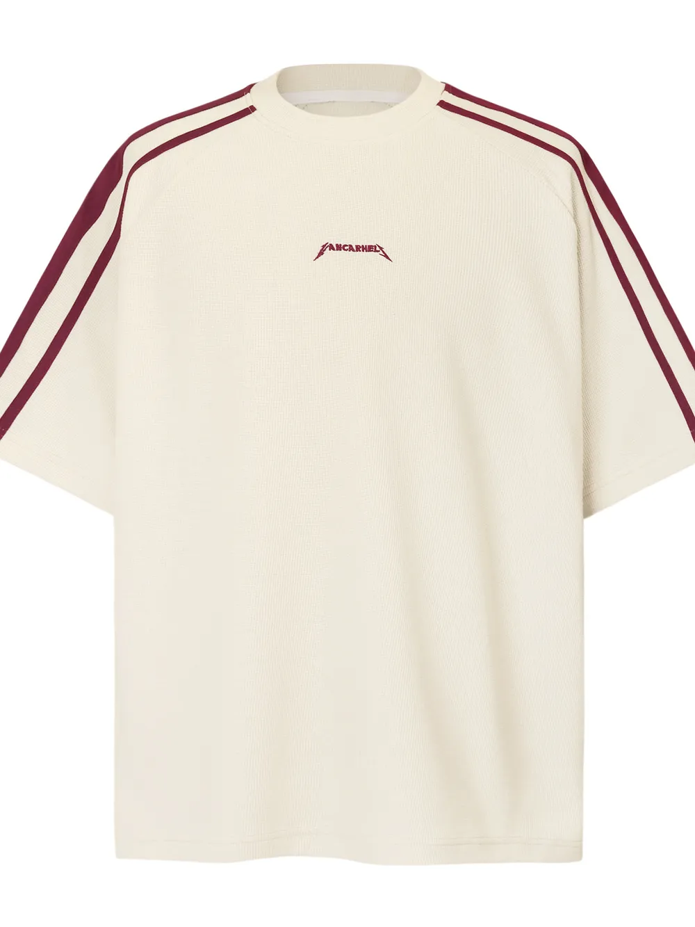 Men's Striped Round Neck Contrast T-Shirt