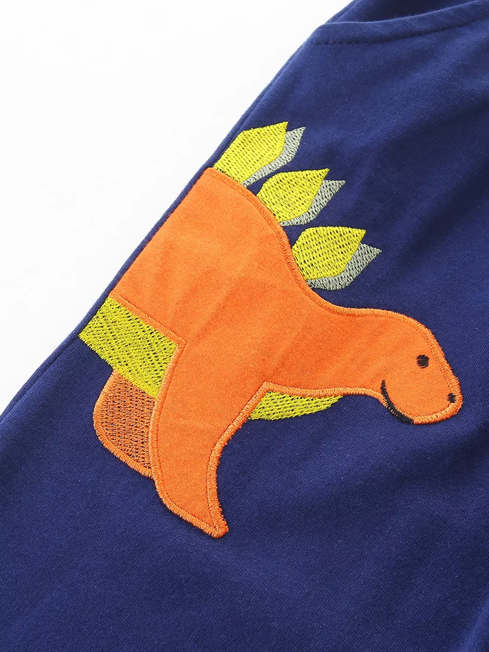 Children's Dinosaur Embroidered Top and Pants Set, image 4