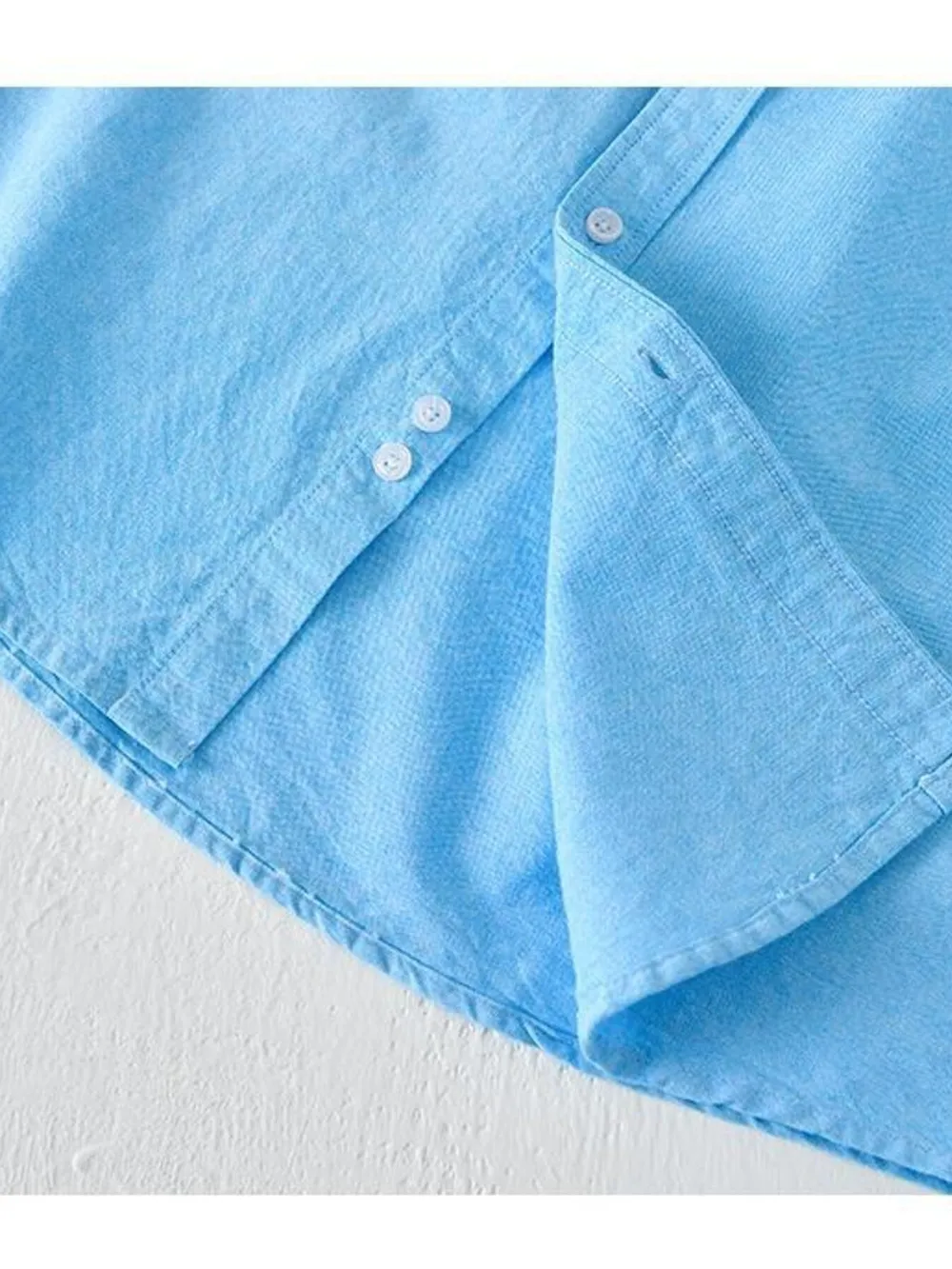 Men's Button Up Long Sleeve Shirt, image 5