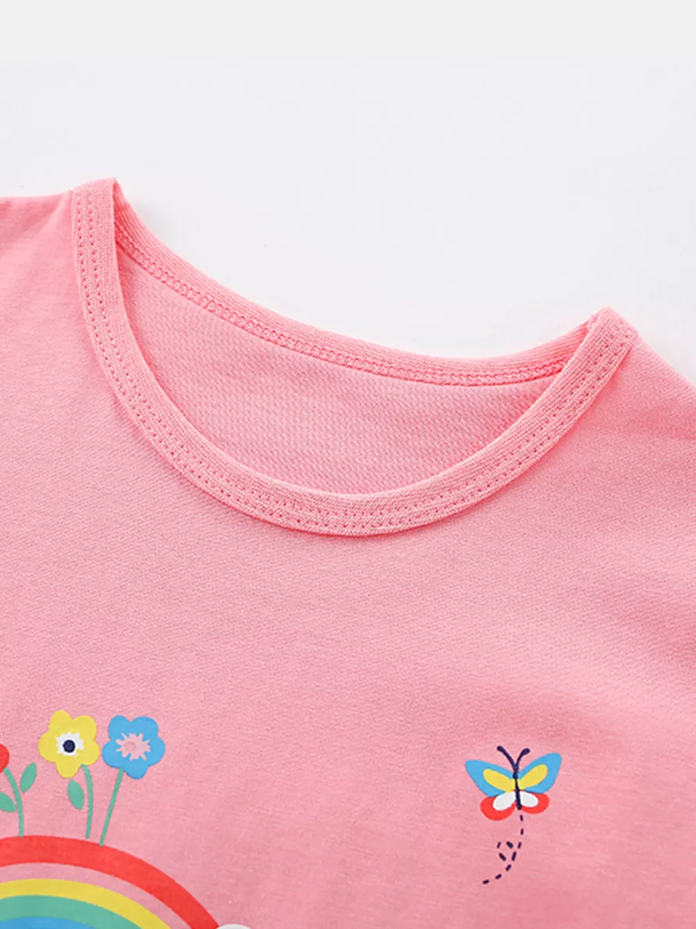 Children's Unicorn Rainbow Graphic Short Sleeve T-Shirt, image 2
