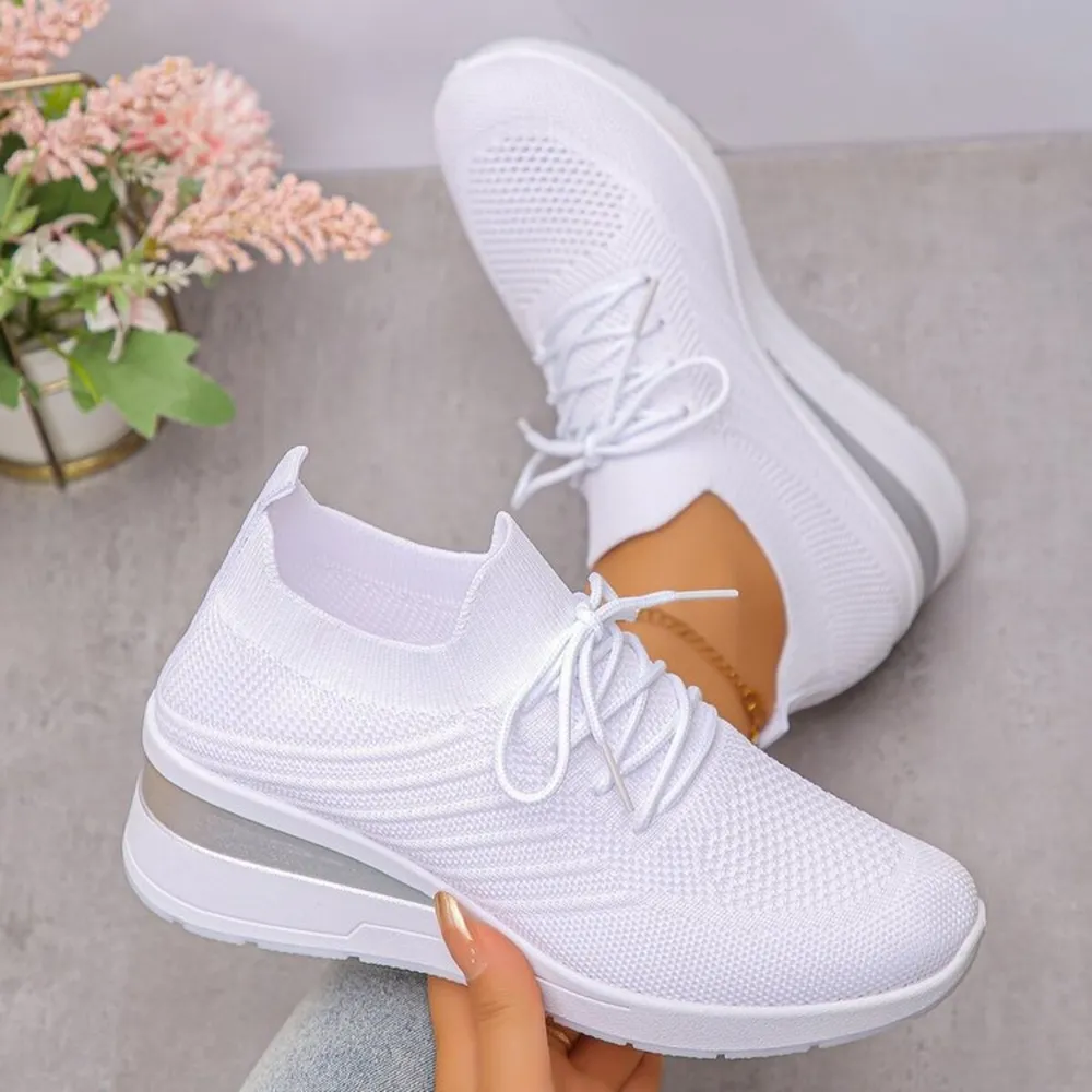 Lace Up Wedge Athletic, image 17