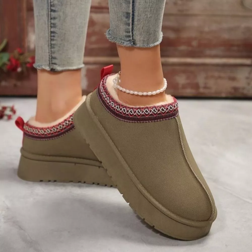 Round Toe Platform Slip-Ons, image 10