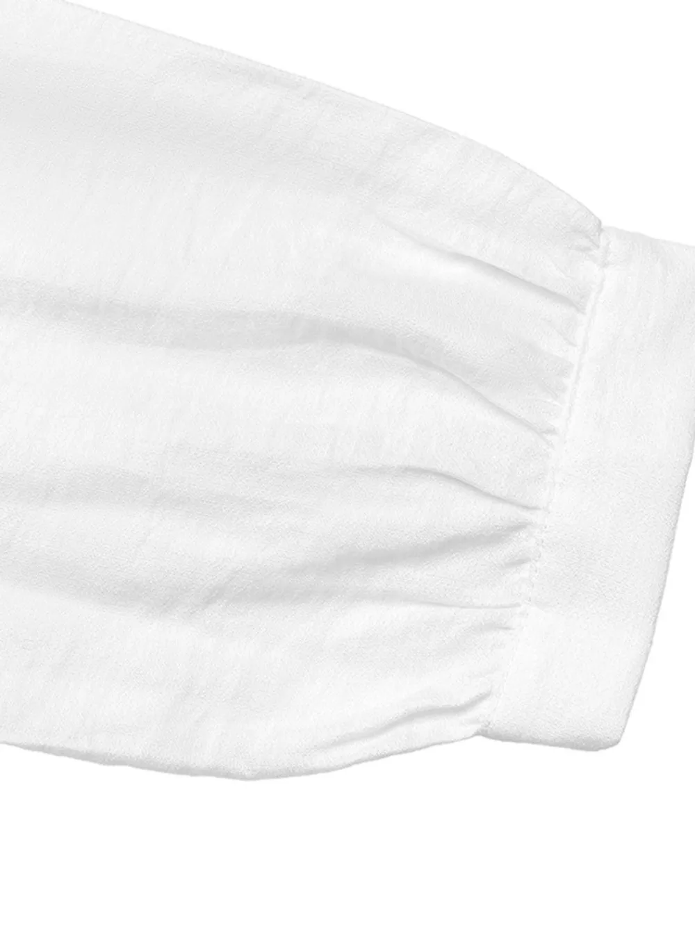 Ruffle Trim V-Neck Blouse, image 7