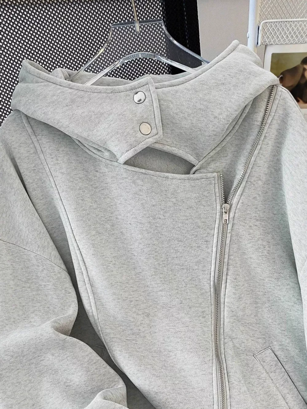 Zip Up Long Sleeve Hoodie, image 2