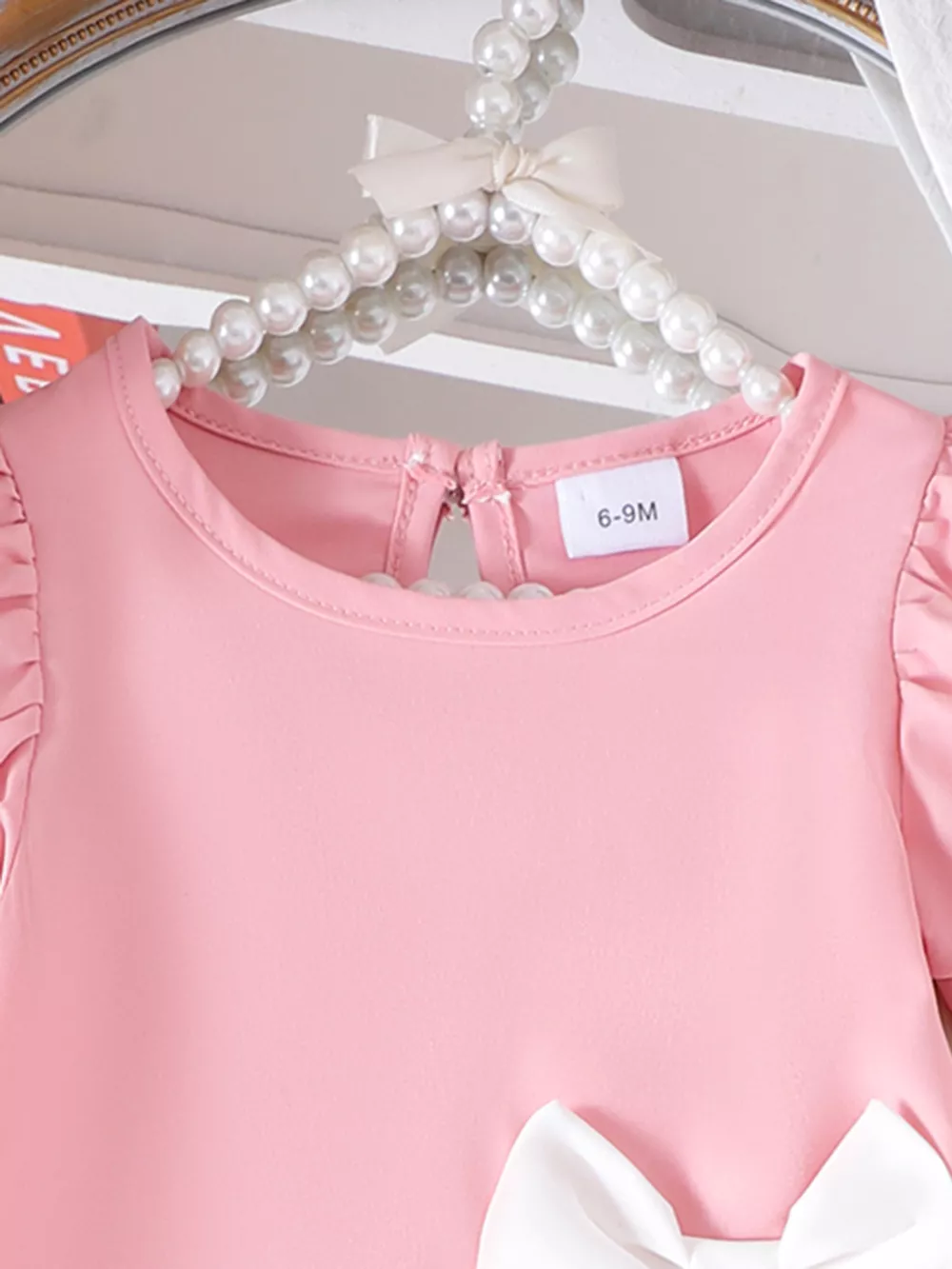 Children's Bow Puff Sleeve Dress, image 2