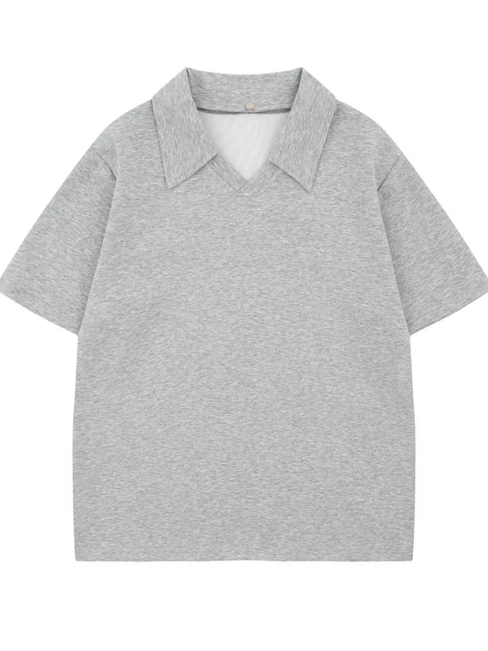 Men's Detachable Collar Short Sleeve Top, image 2