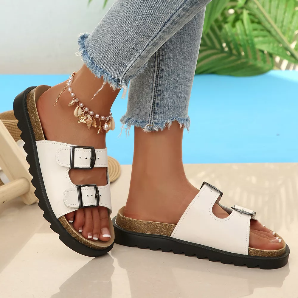 Open Toe Flats Sandals, image 9