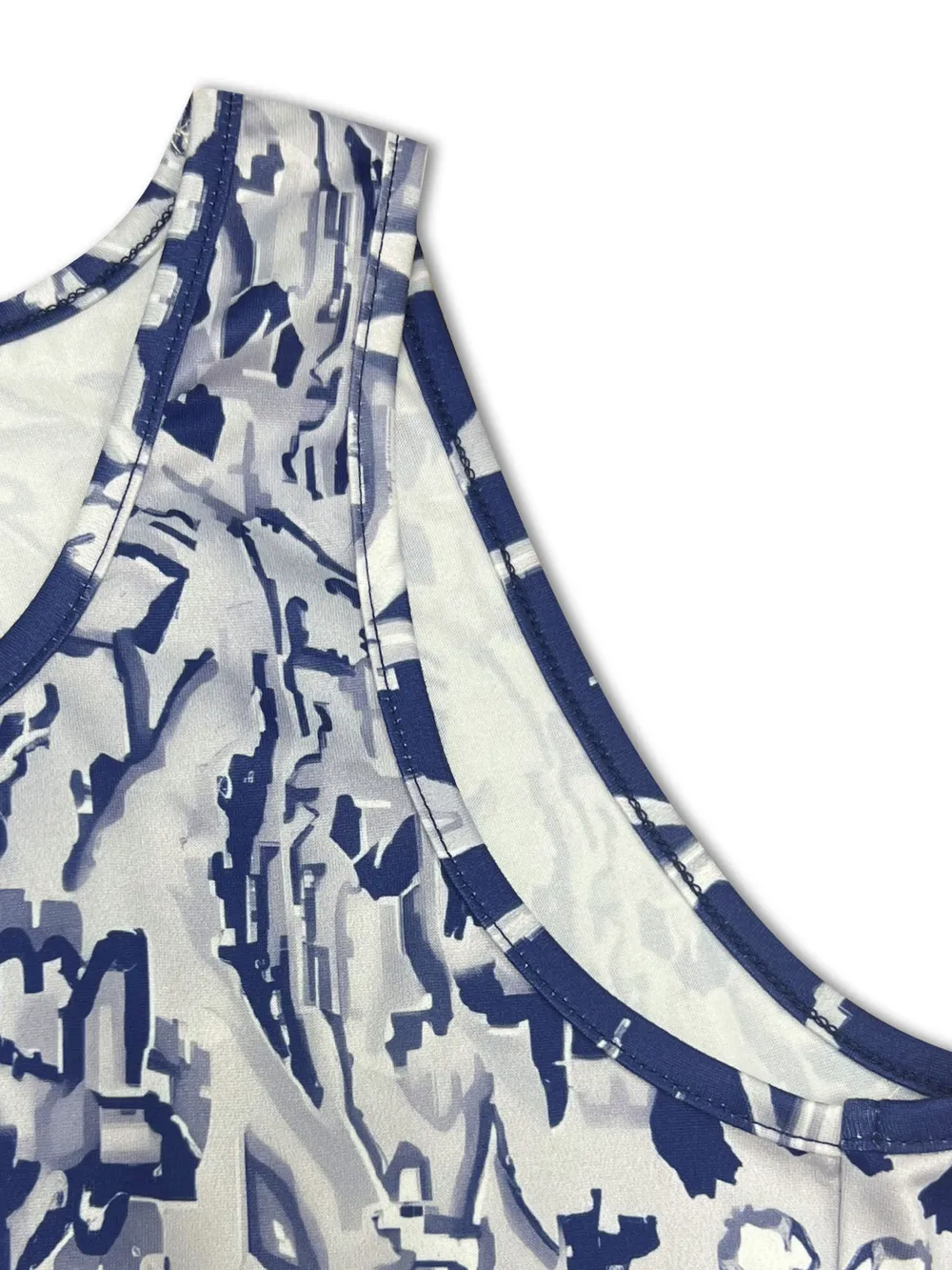 Printed Sleeveless Midi Dress, image 6