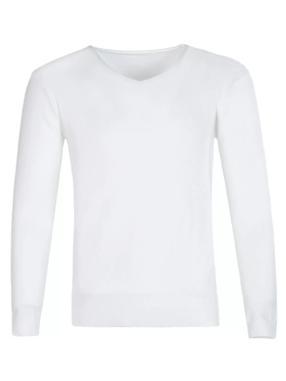 Men's Plus Size Solid Color Long Sleeve Knit Top, image 13