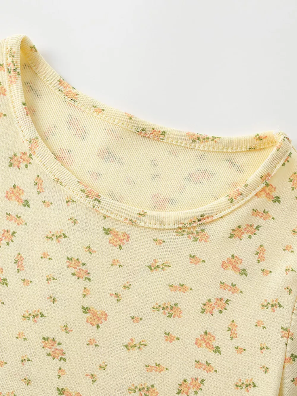 Children's Floral Print Short Sleeve Dress, image 3
