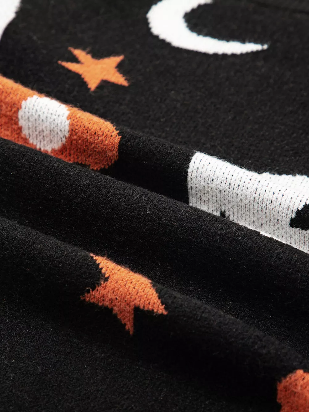 Halloween Gothic Pattern Long Sleeve Sweater, image 6