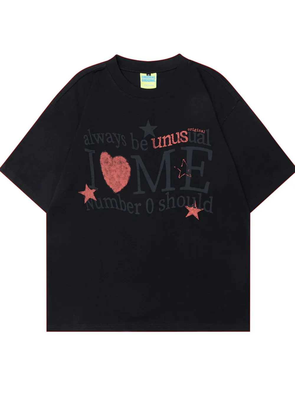 Men's Graphic Round Neck Short Sleeve T-Shirt