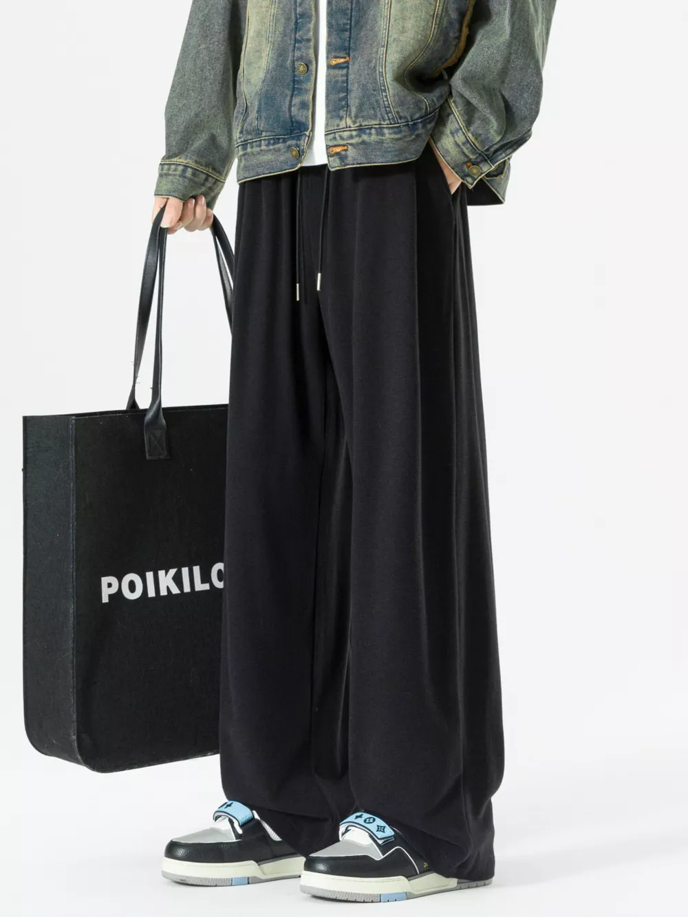 Men's Plus Size Loose Fit Drawstring Pants