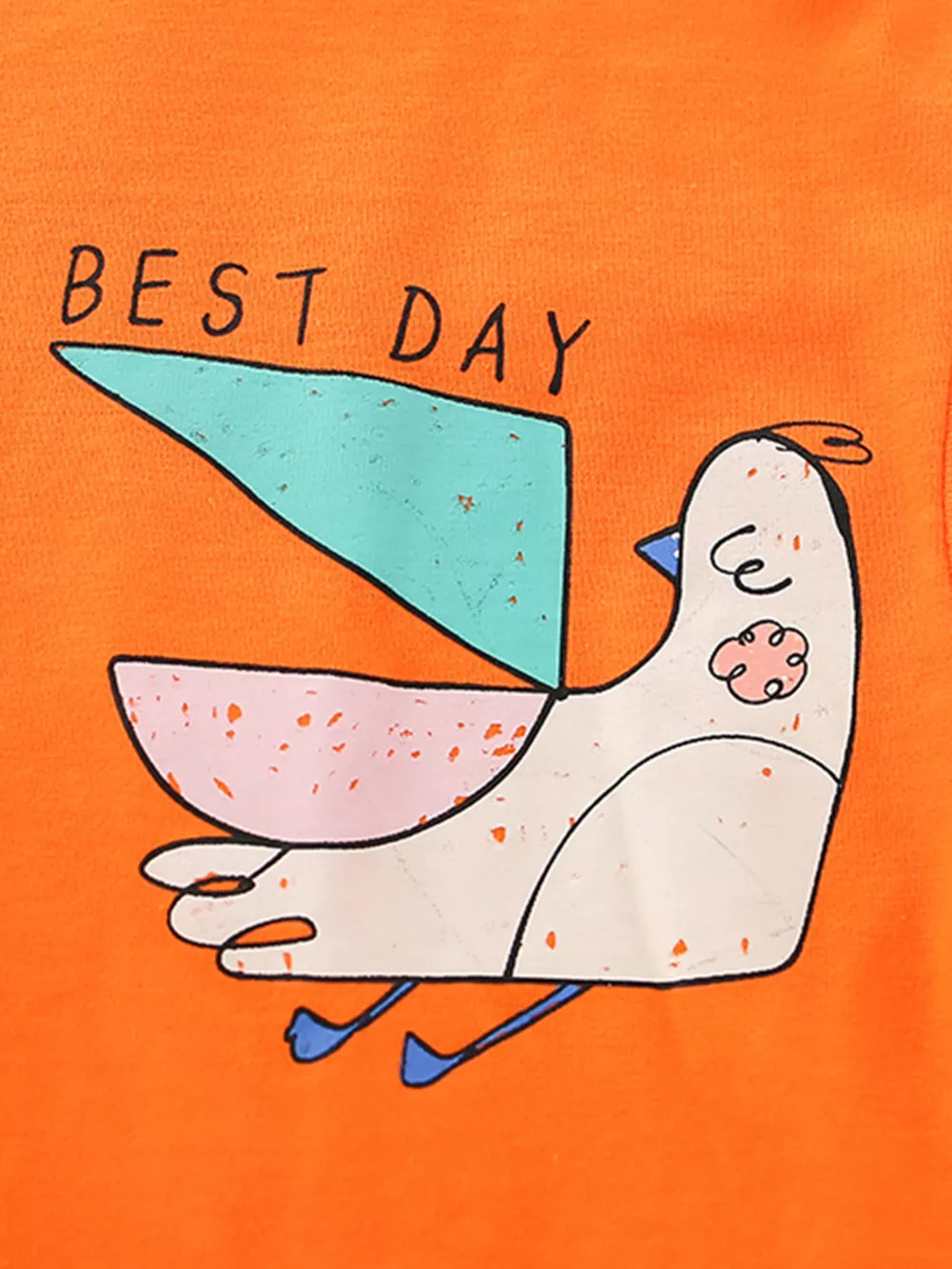 Children's Bird Graphic Tee and Shorts Set, image 3