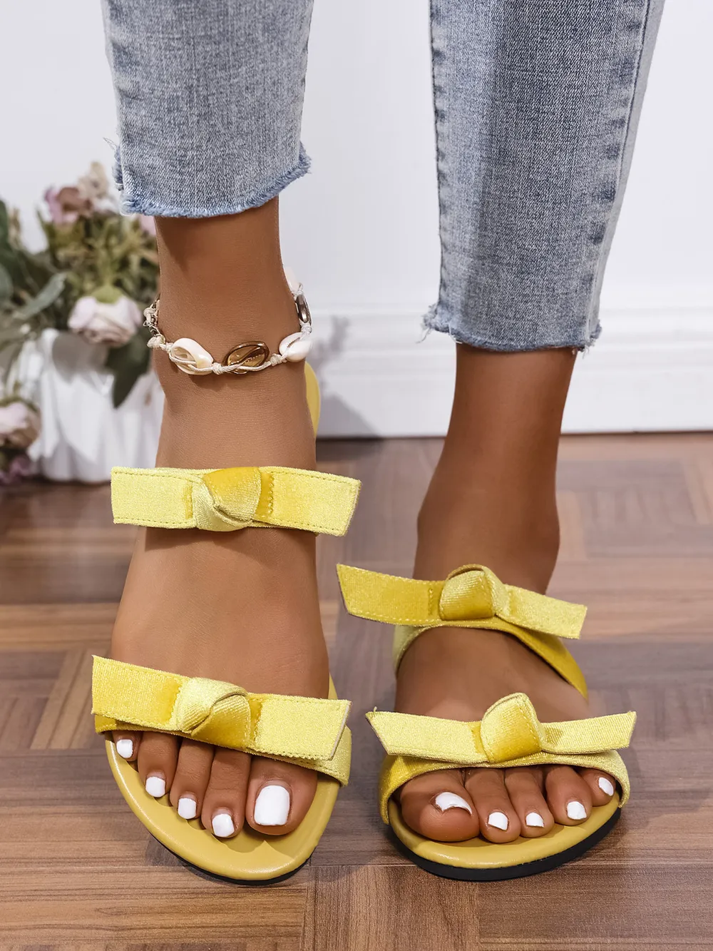 Double Strap Flat Sandals, image 12