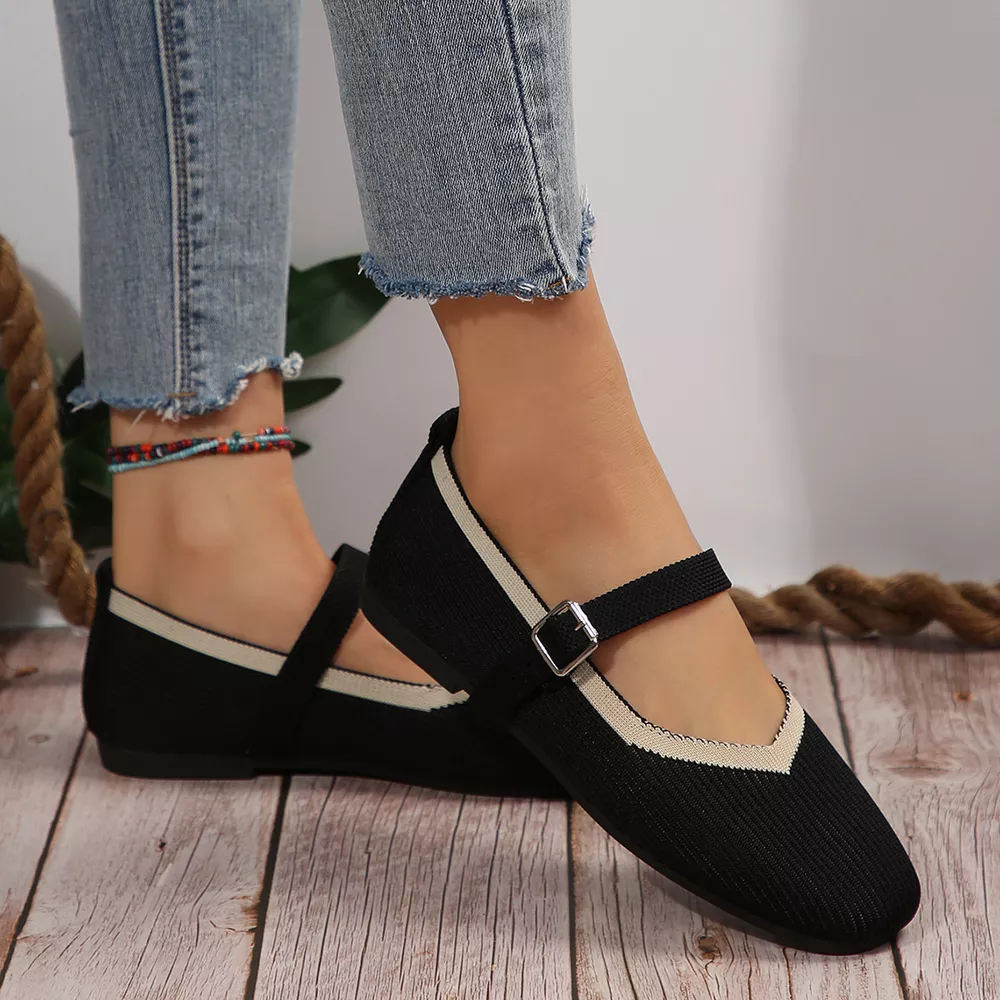 Round Toe Mesh Slip-Ons, image 16