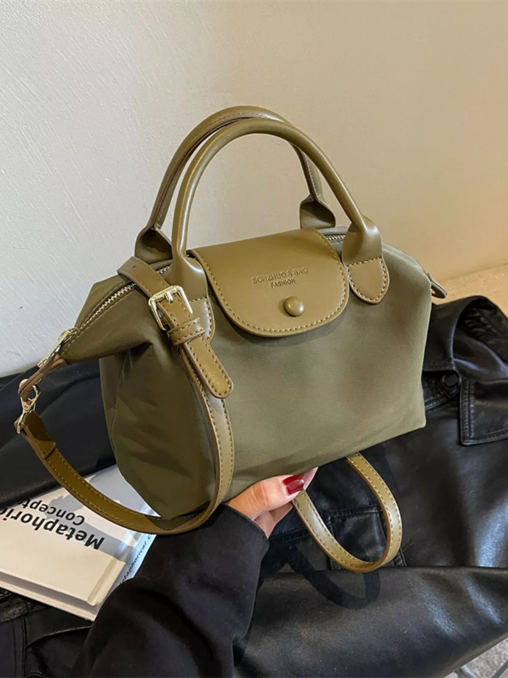 Top Handle Crossbody Bag, image 7