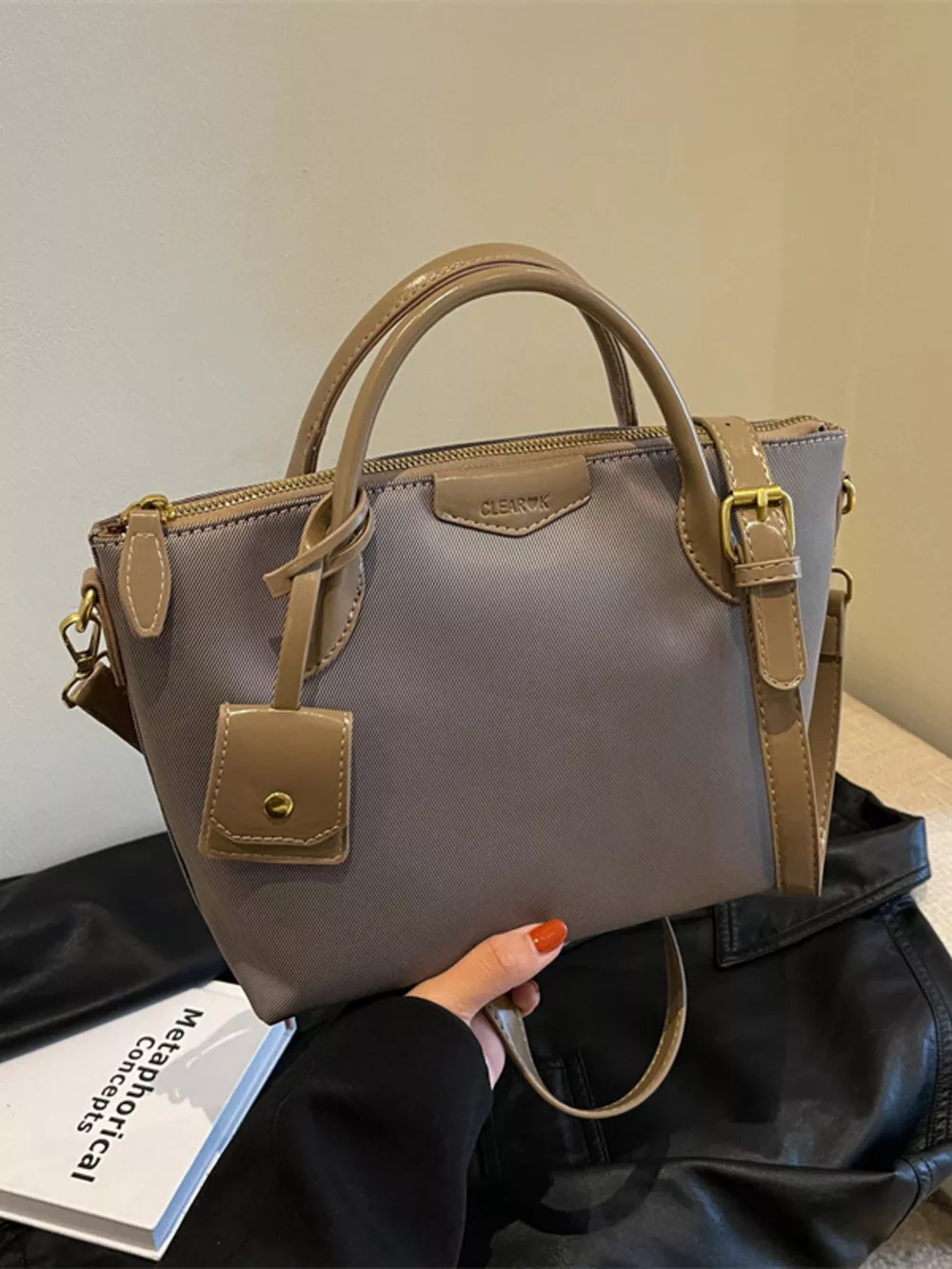 Top Handle Crossbody Bag, image 6