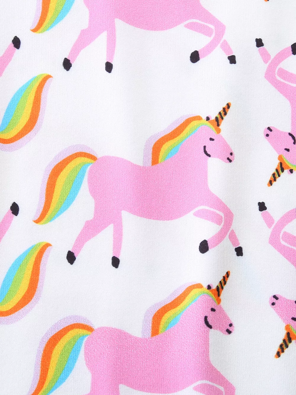 Children's Unicorn Print Short Sleeve Tee and Shorts Set, image 4