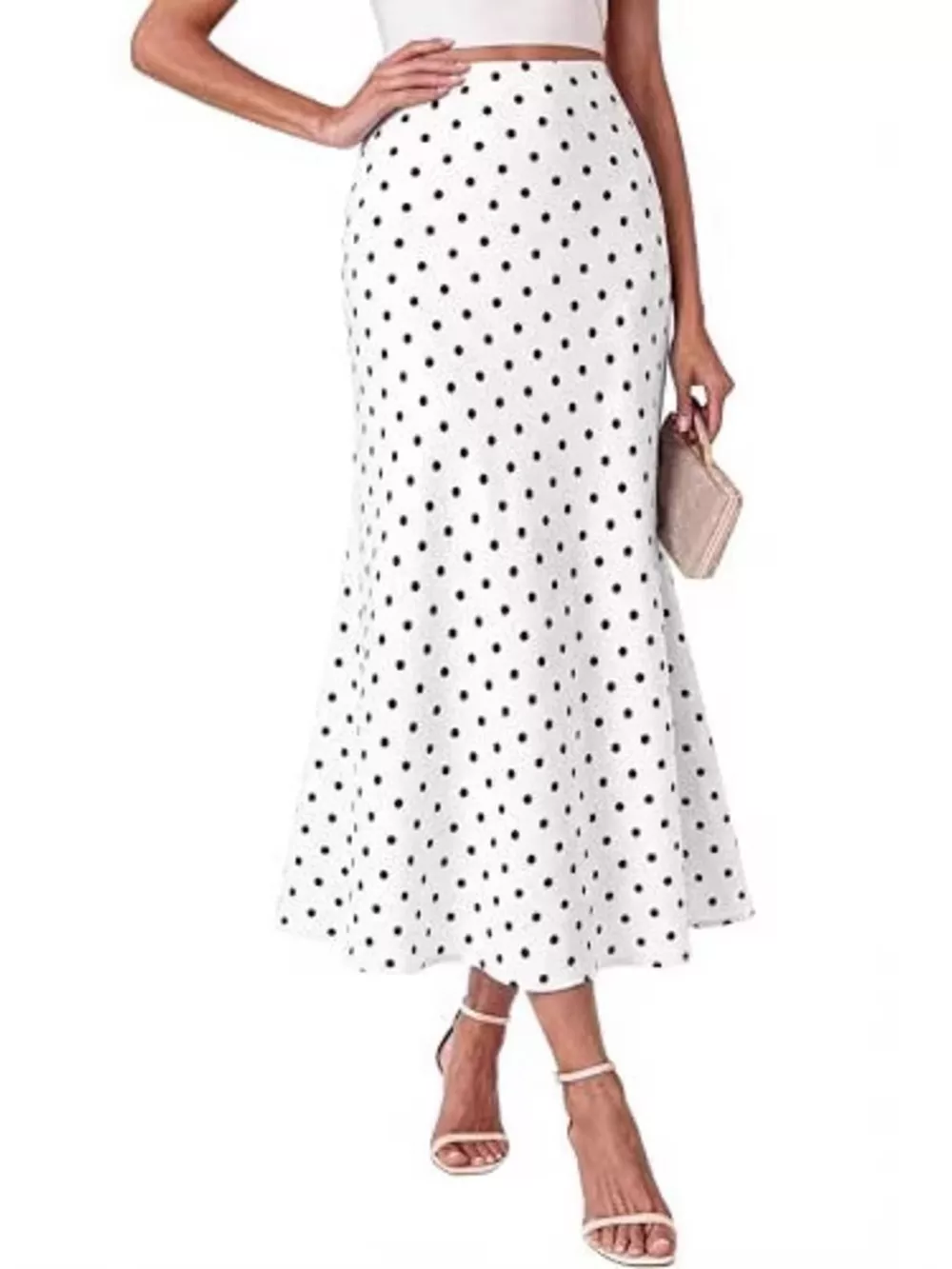 High-Waisted Mermaid Midi Skirt, image 11