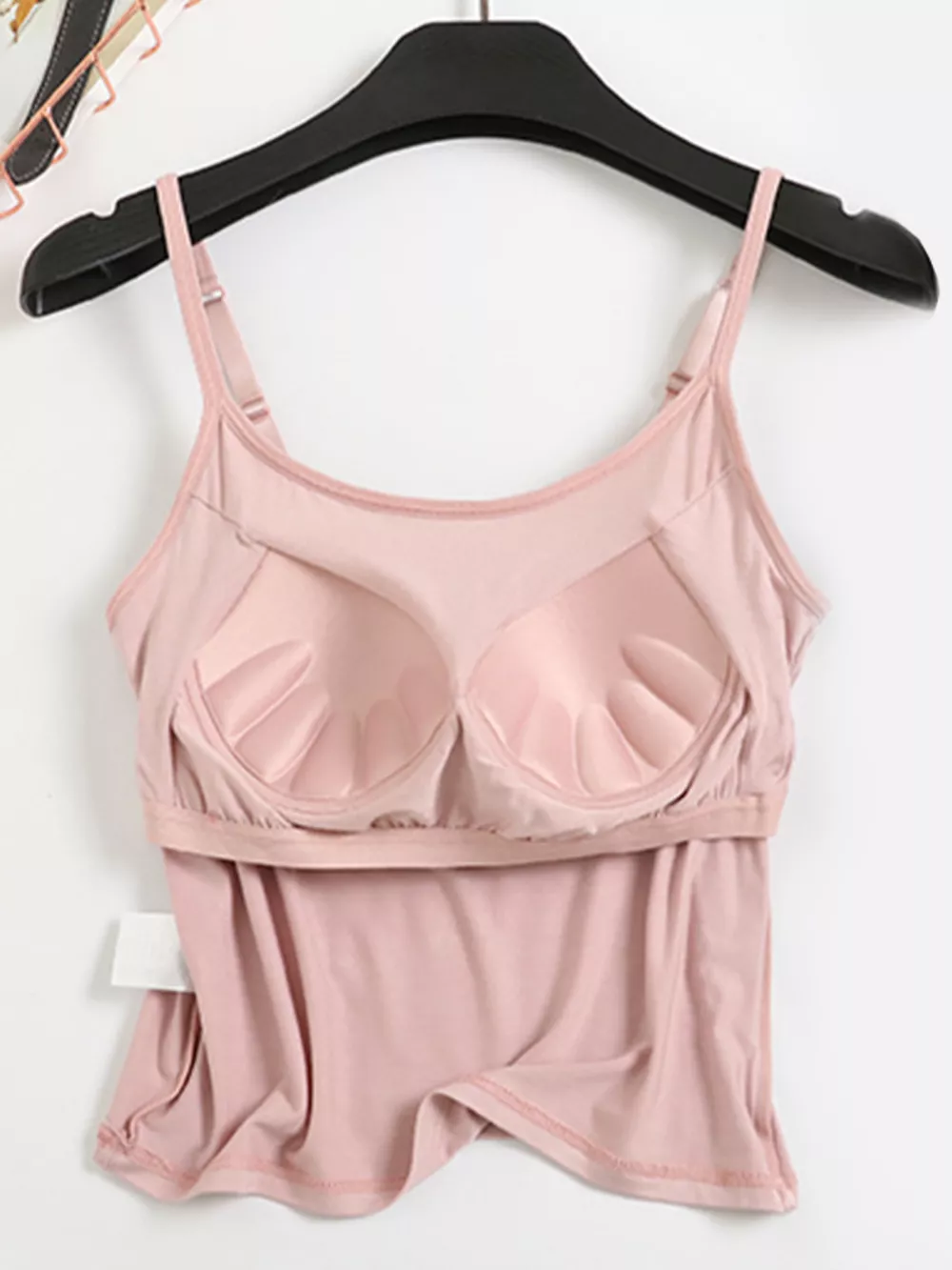 Modal Adjustable Strap Padded Cami and Shorts Set, image 9
