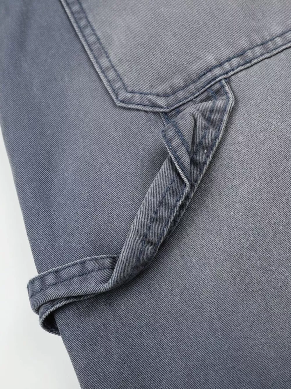 Men's Distressed Wide-Leg Denim Capris, image 6