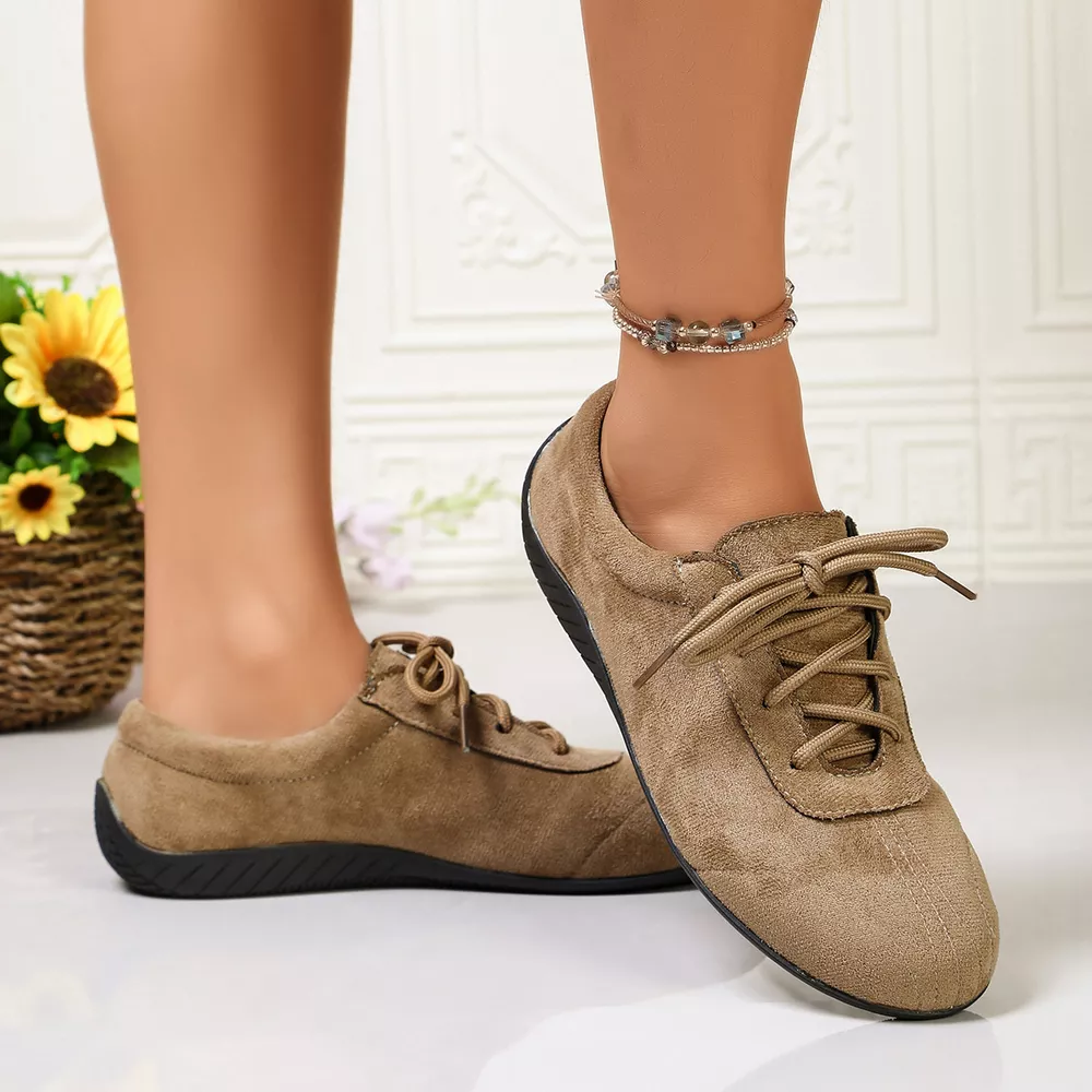 Round Toe Lace Up Sneakers, image 9