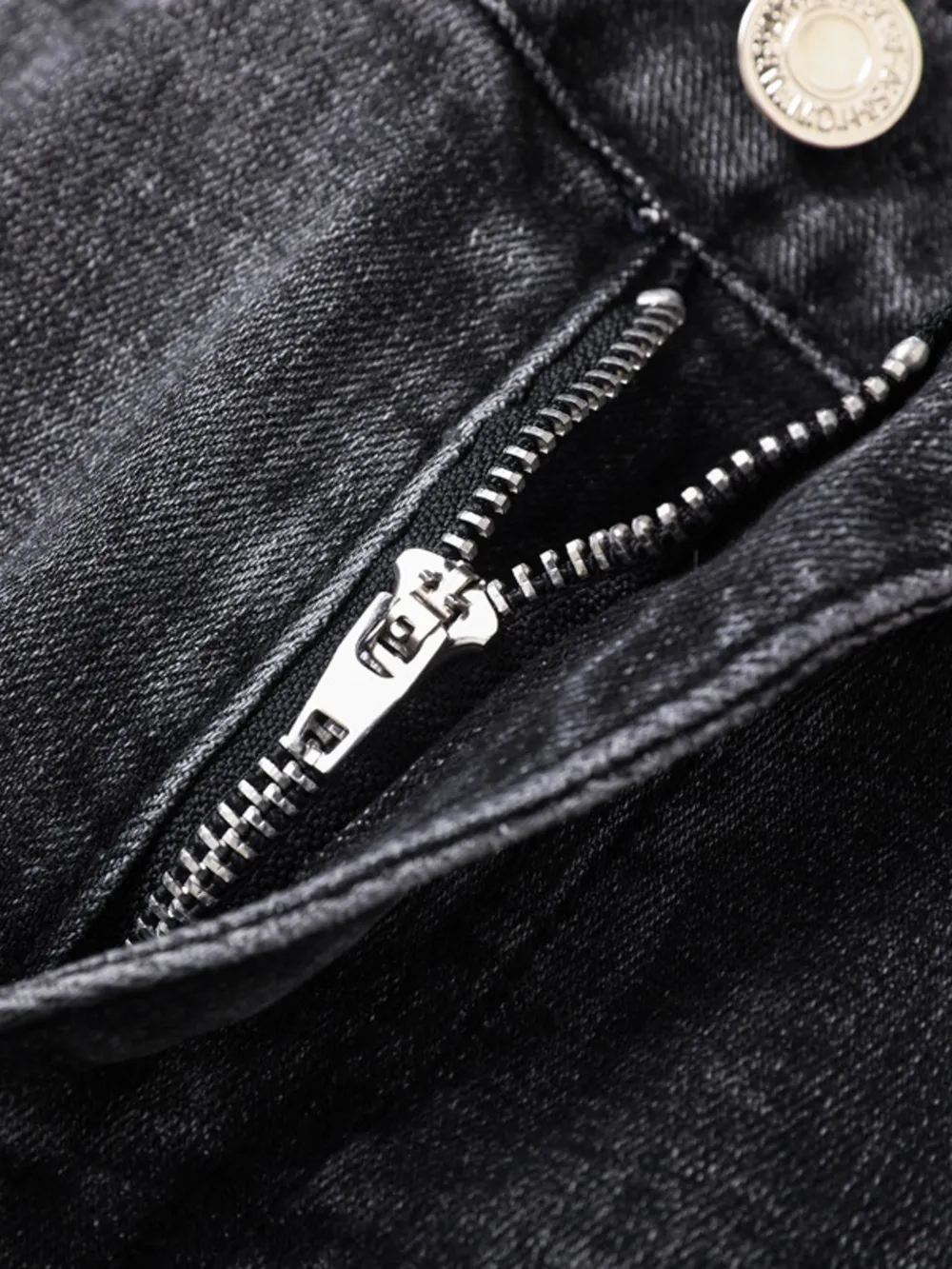 Men's Distressed Slim Fit Ripped Jeans, image 8