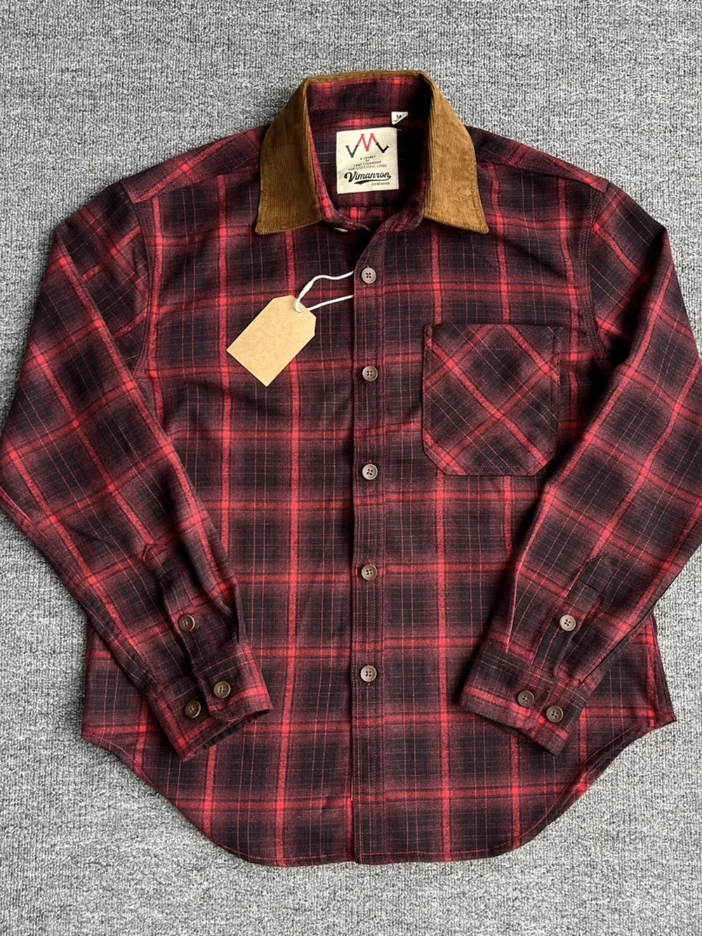 Men's Plus Size Oversized Plaid Button Up Shirt, image 2