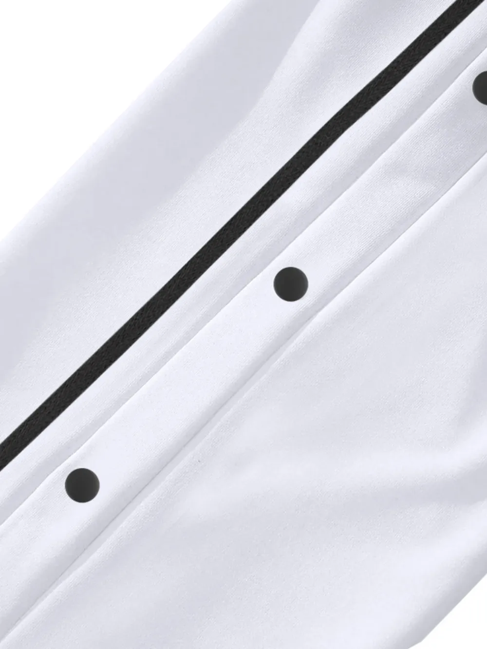 Men's Full Size Snap-Button Pants with Side Stripe Detail Plus Size, image 5