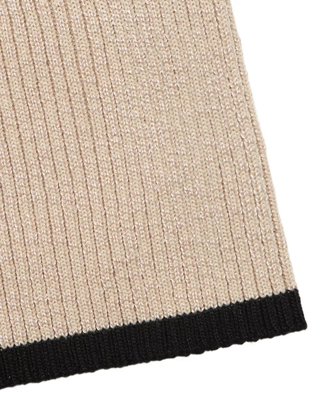 Ribbed Mock Neck Flare Sleeve Sweater Dress, image 9