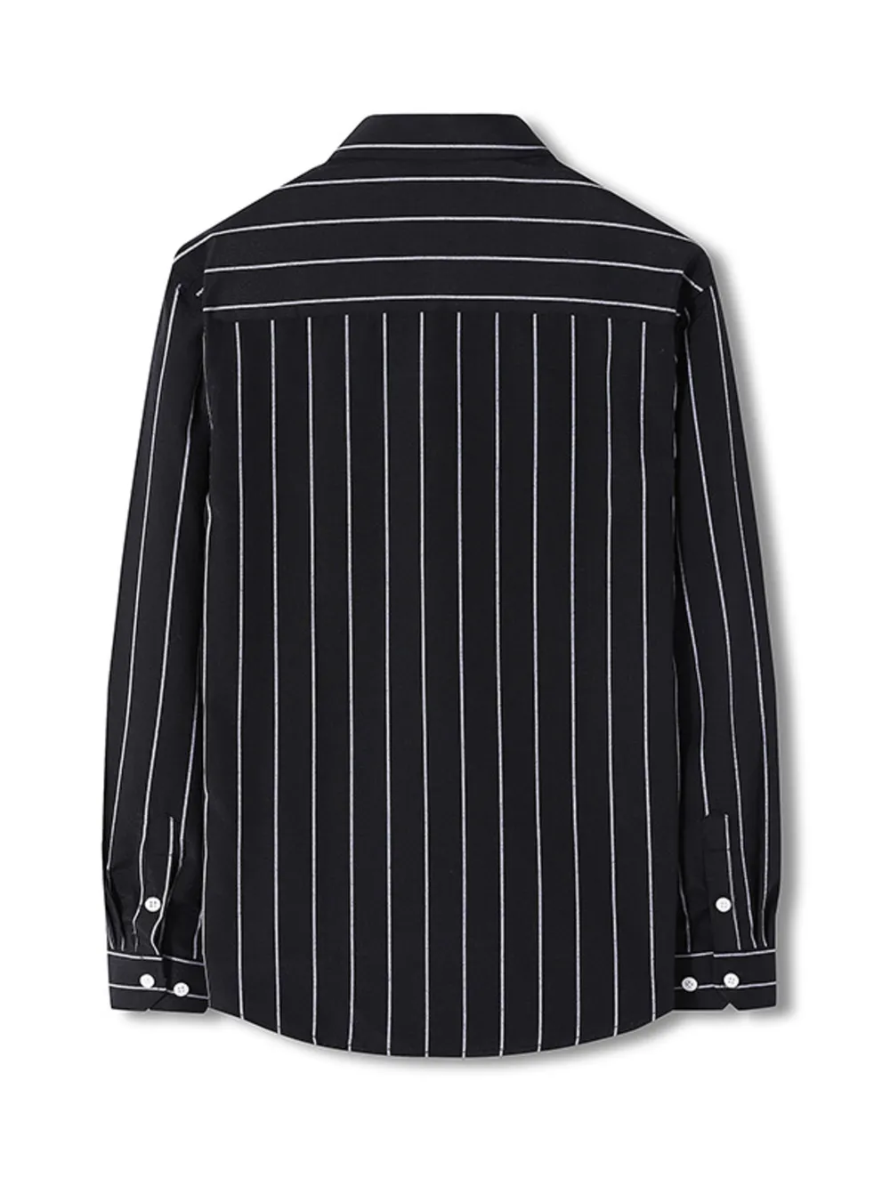 Men's Plus Size Classic Striped Long Sleeve Shirt, image 8