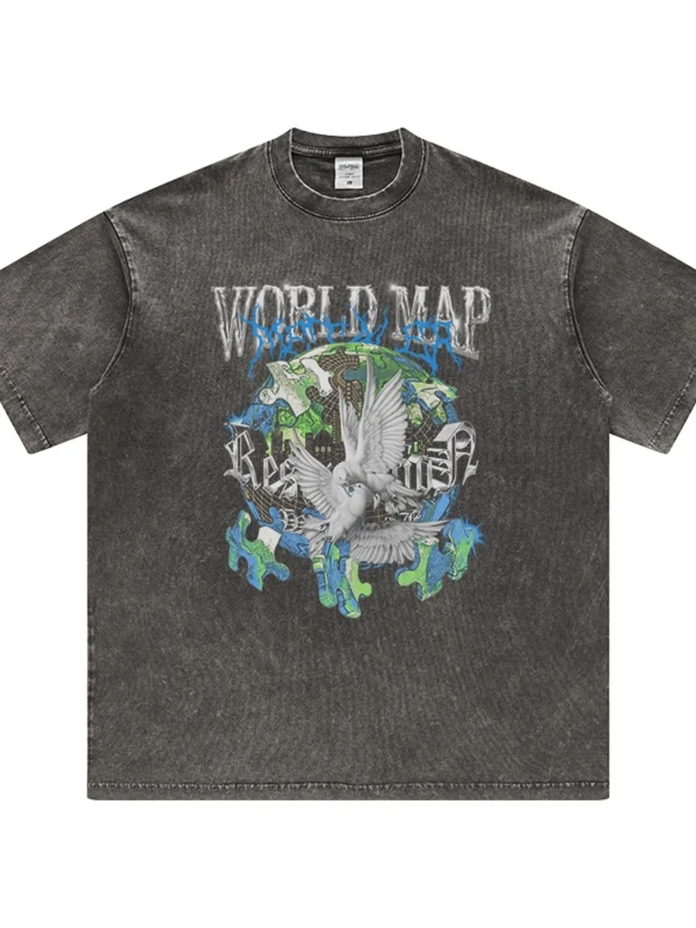 Men's Graphic Round Neck Short Sleeve T-Shirt, image 3