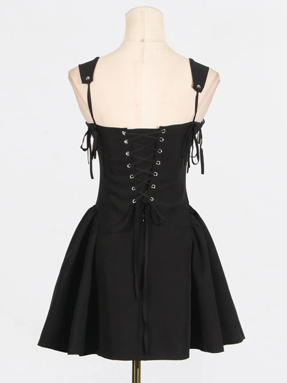 Lace Up Mini Cami Dress, image 6