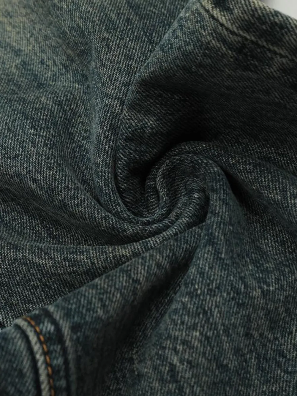 Men's Vintage Distressed Flare Jeans, image 7